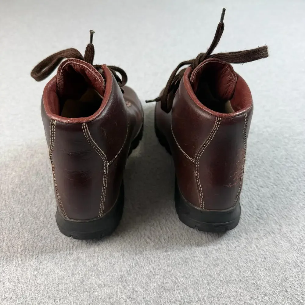 Vasquez Skywalk Leather Boots Men Size 8 Brown Leather Gore-Tex Waterproof Italy